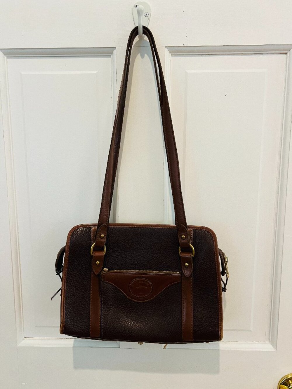 Vintage 80's Dooney & Bourke Medium tote Shoulder bag model B718- DC